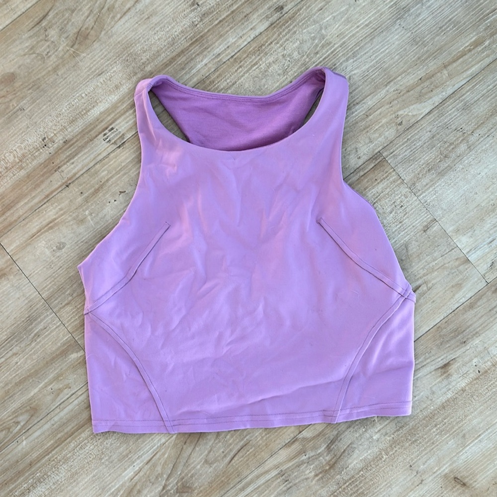 Lululemon invigorate crop - lilac, worn once!